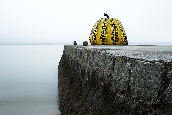 Yayoi Kusama at Naoshima